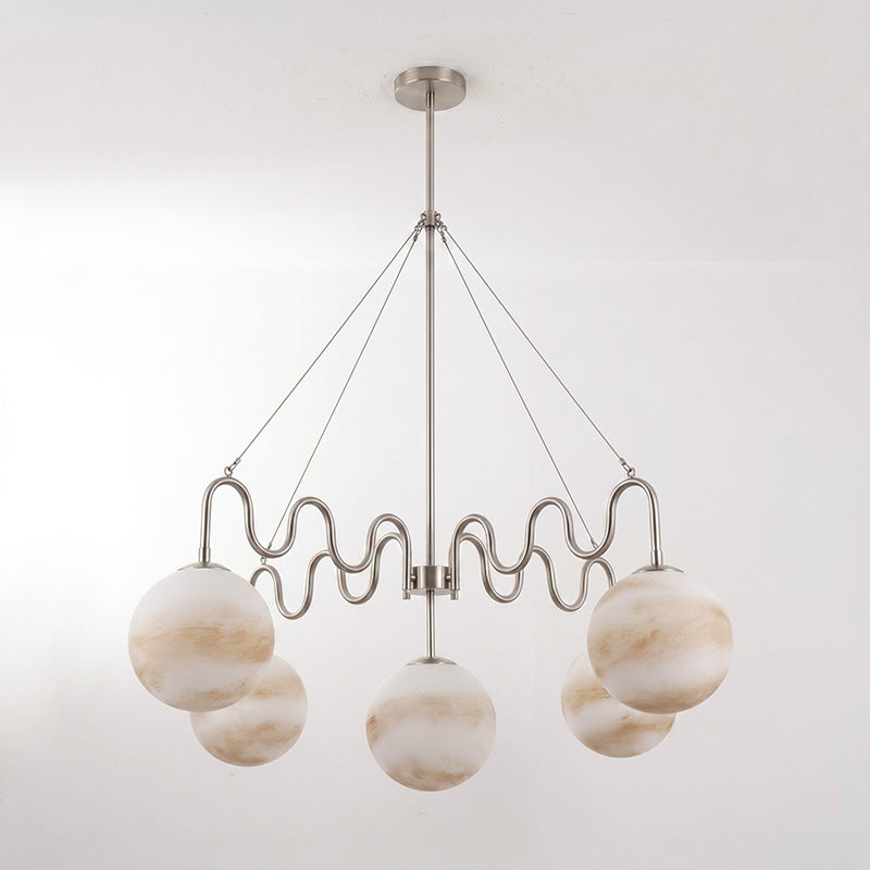 Anselmo Glass Balanced Chandelier