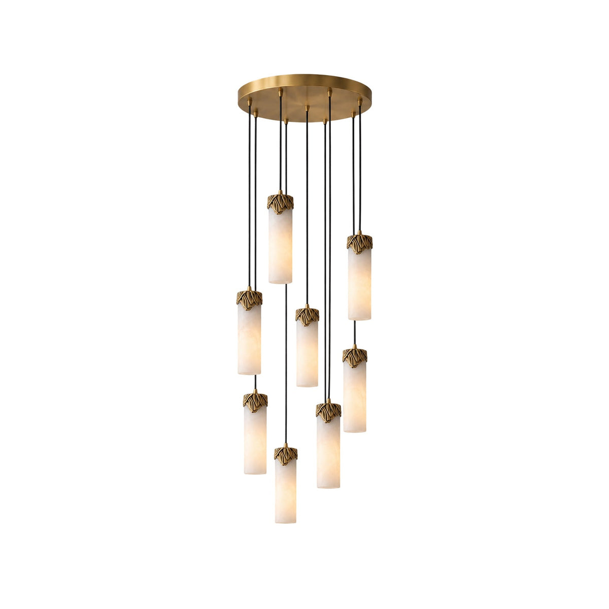 Tortona Lyra Alabaster Chandelier
