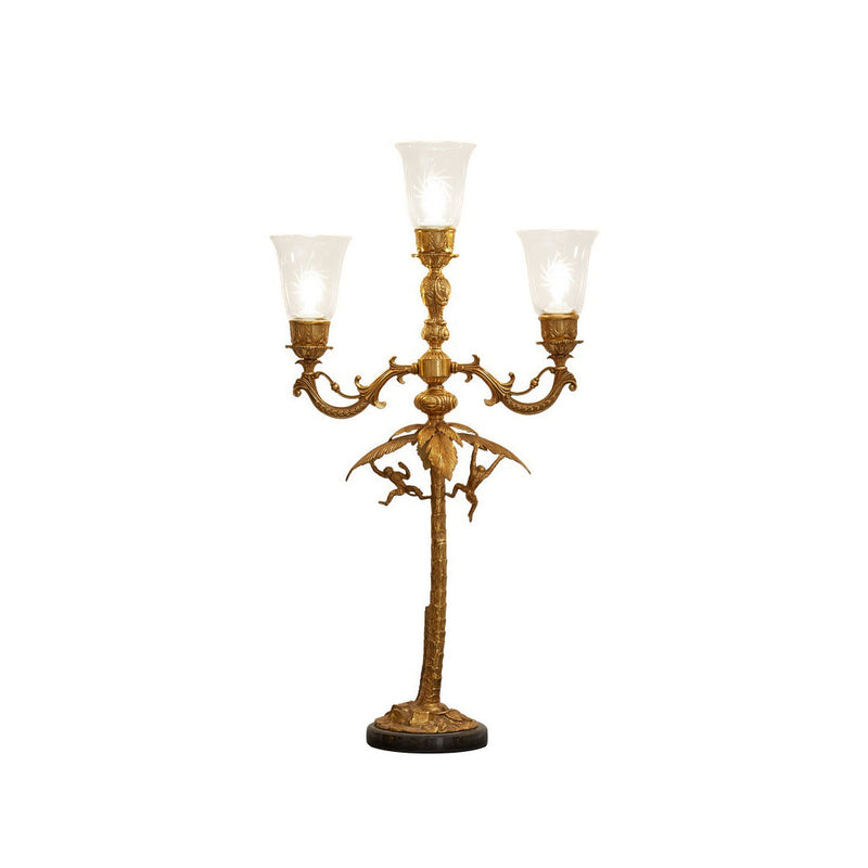 Ferro Palm Table Lamp