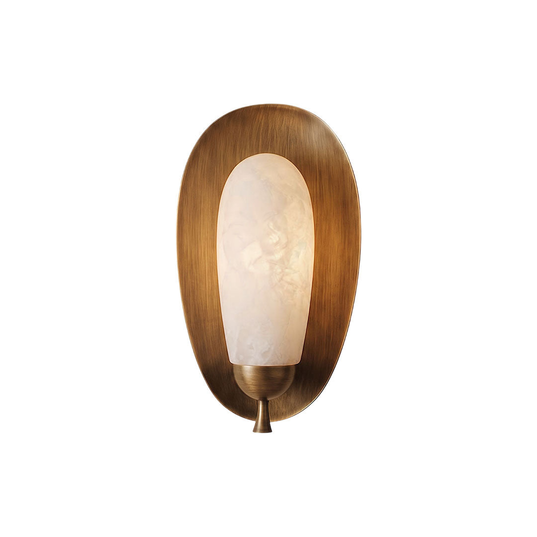 Aroldo Alabaster Blossom Wall Sconce