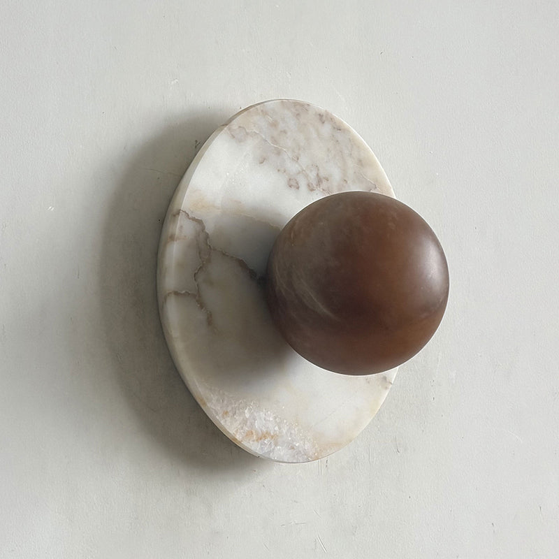 Marsala Stone Wall Sconce