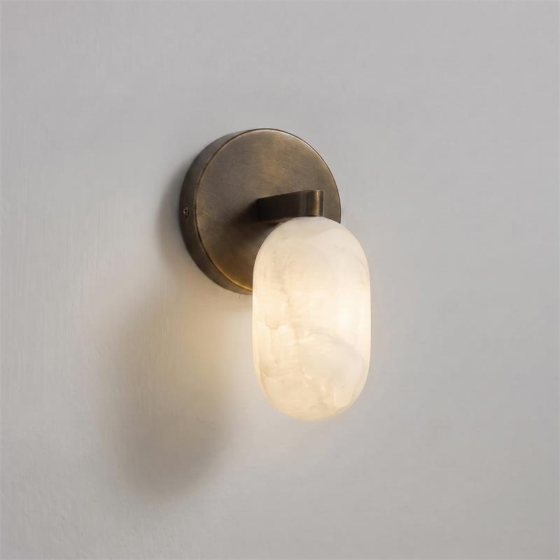 Ancora Alabaster Wall Sconce