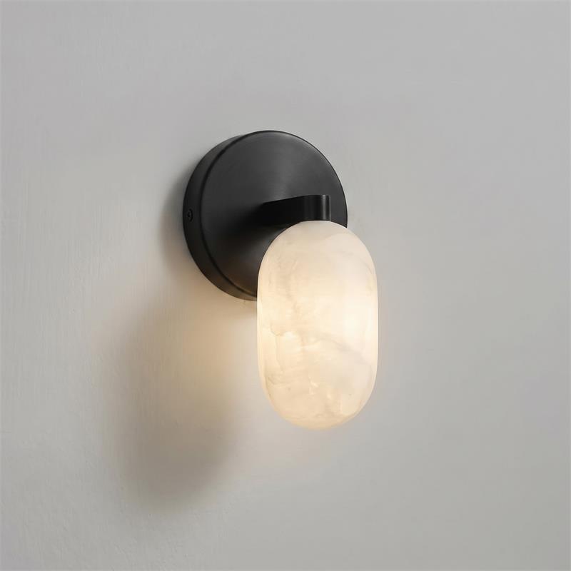 Ancora Alabaster Wall Sconce