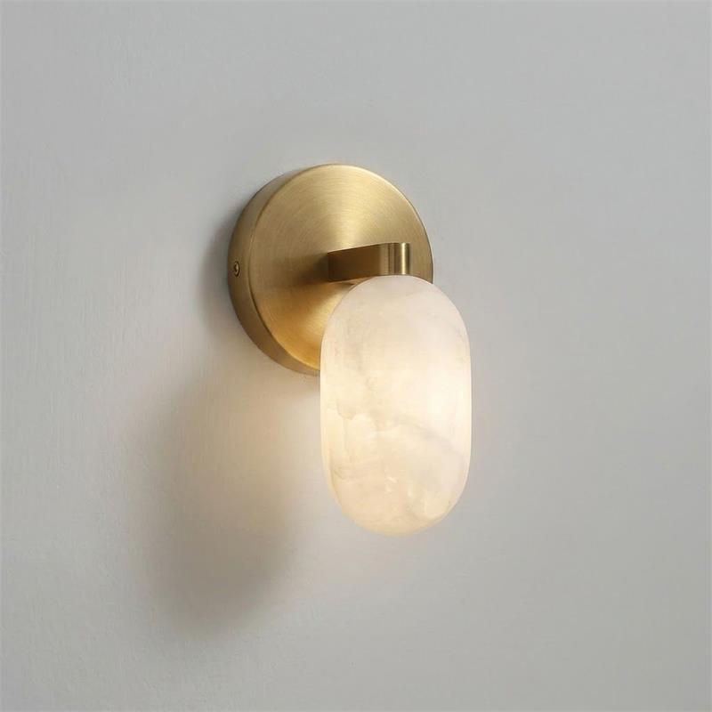 Ancora Alabaster Wall Sconce