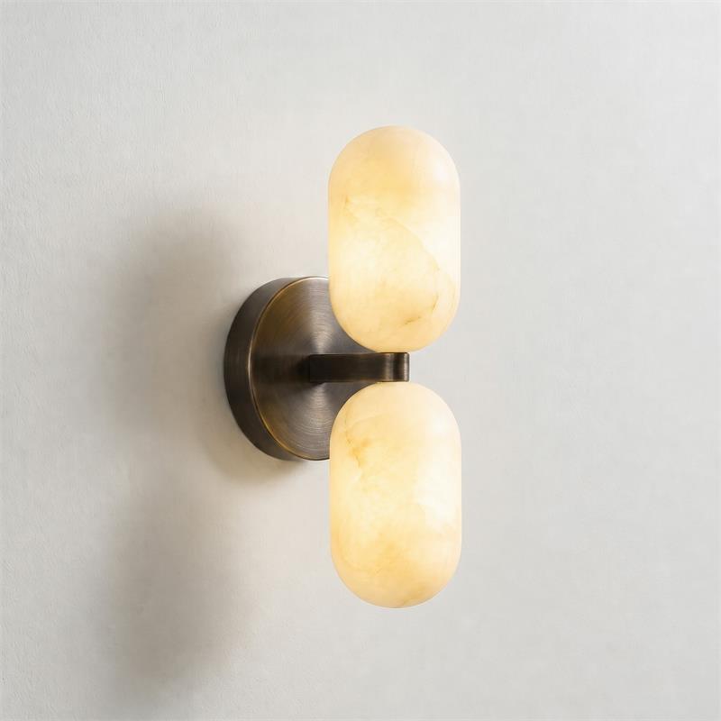 Ancora Alabaster Wall Sconce