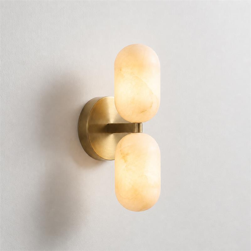 Ancora Alabaster Wall Sconce