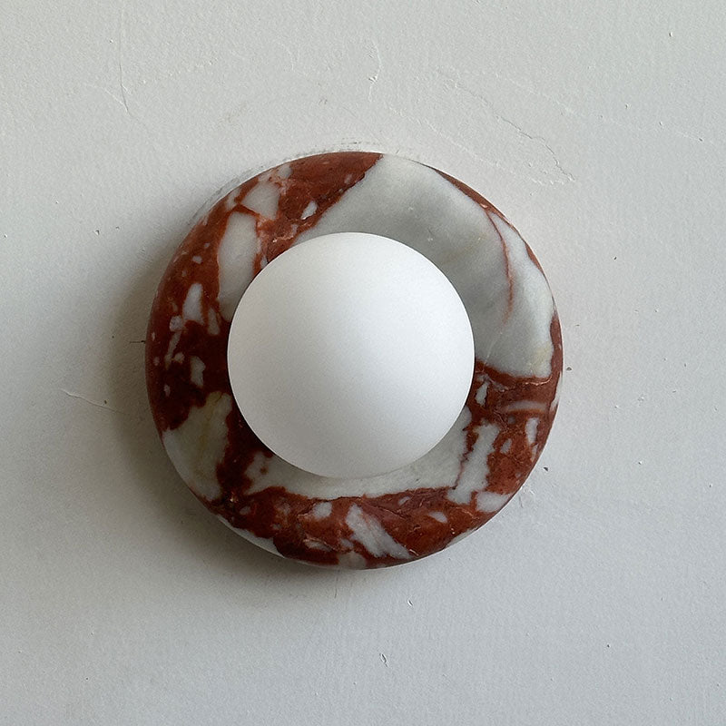 Emiliano Travertine Marble Wall Sconce