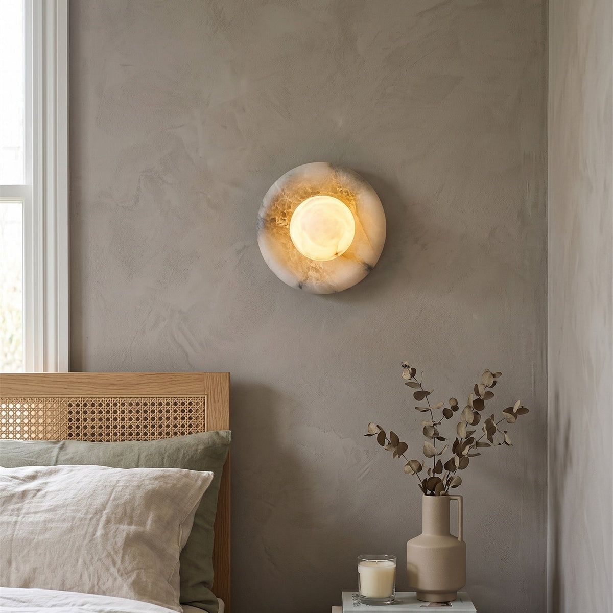 Gelso Alabaster Spain Wall Sconce