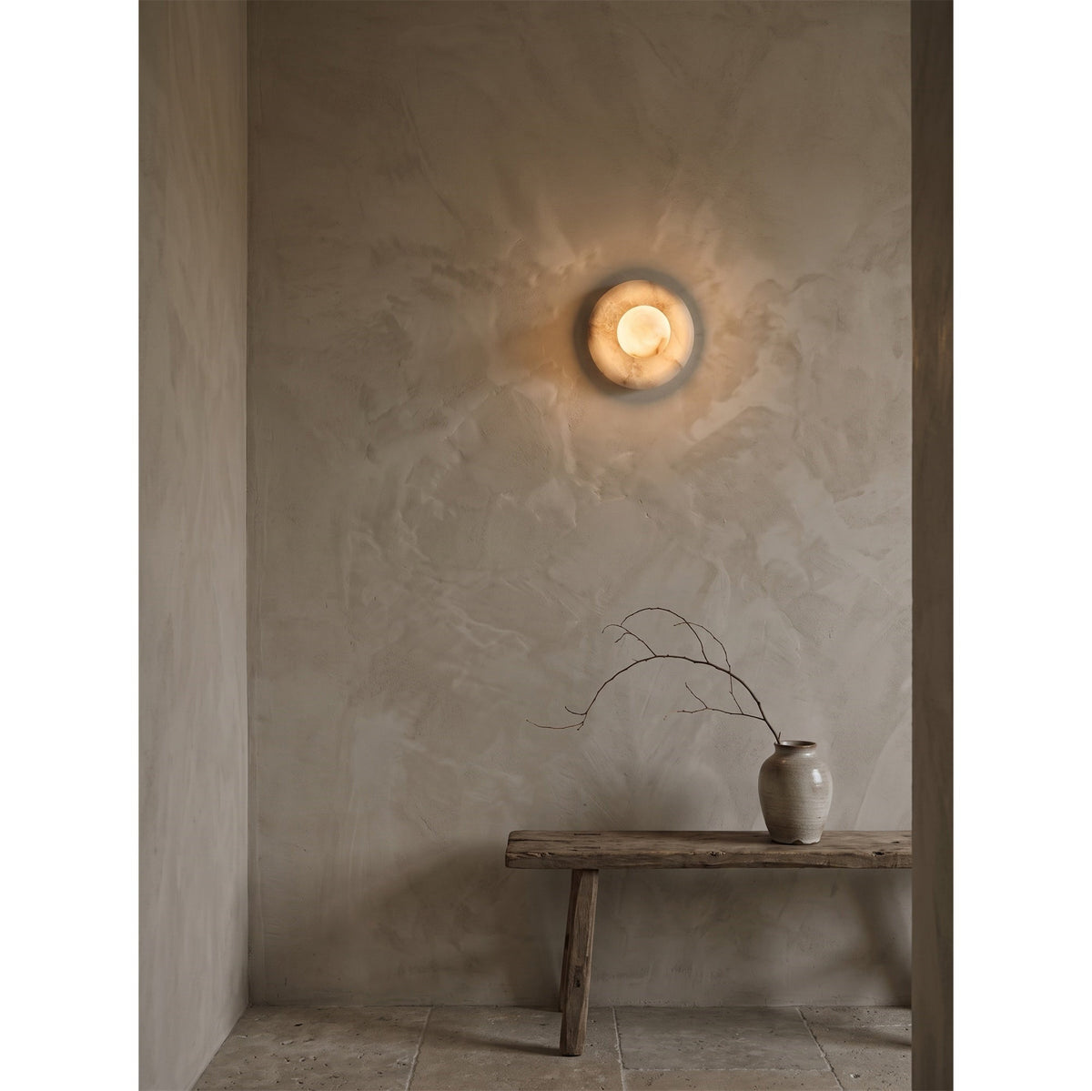 Gelso Alabaster Spain Wall Sconce