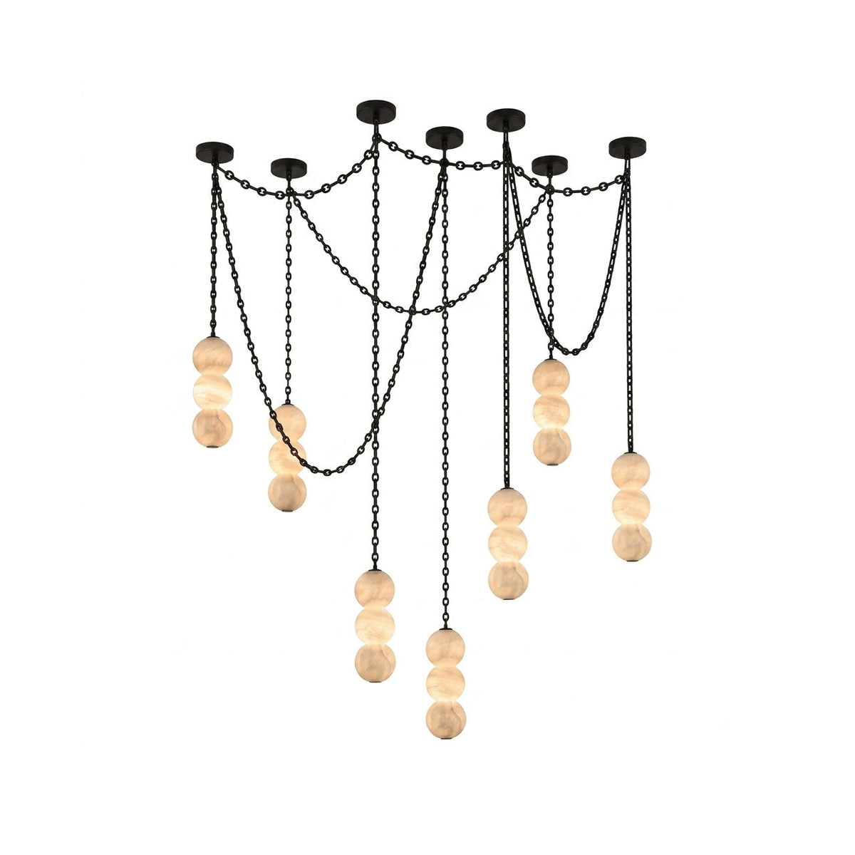 Cielo Alabaster Chain Chandelier
