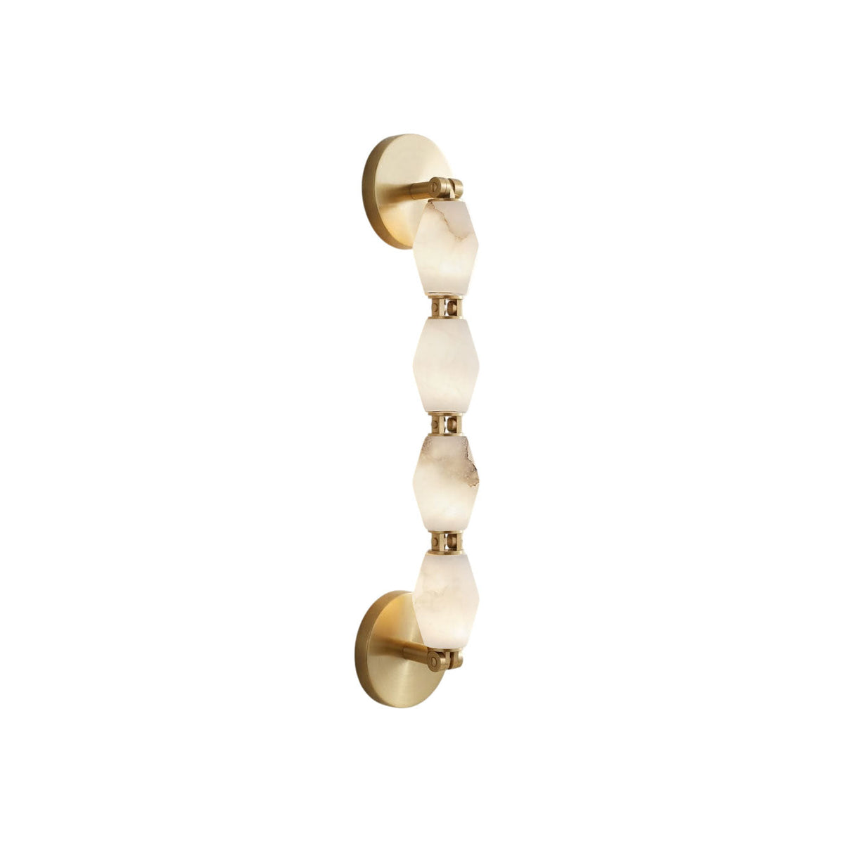 Lino Diamond Alabaster Wall Sconce
