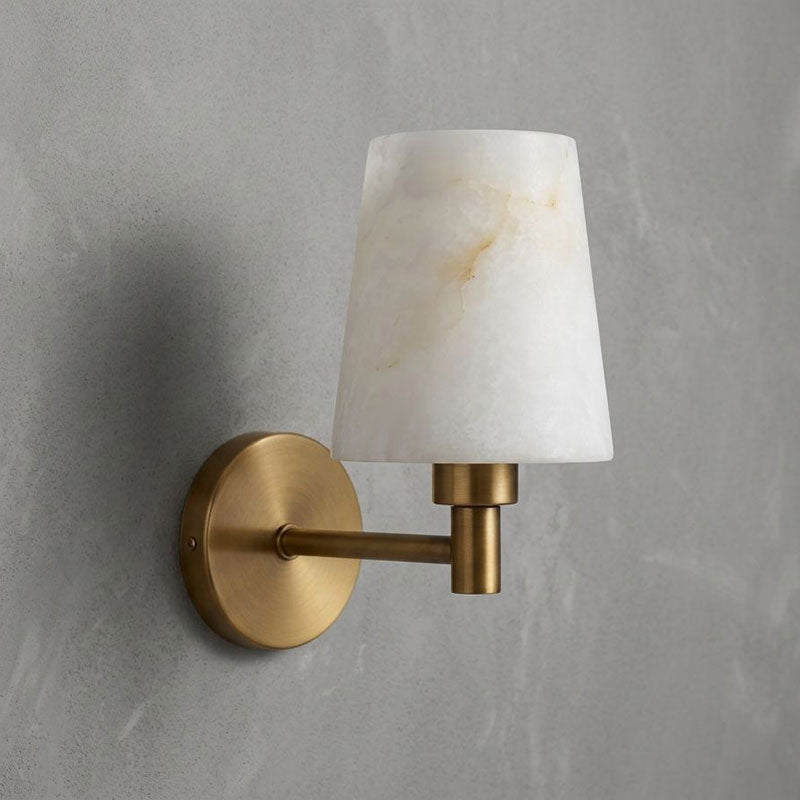 Bussana Short Alabaster Wall Sconce