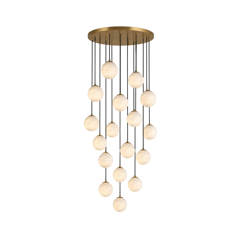 Lapide Alabaster Chandelier
