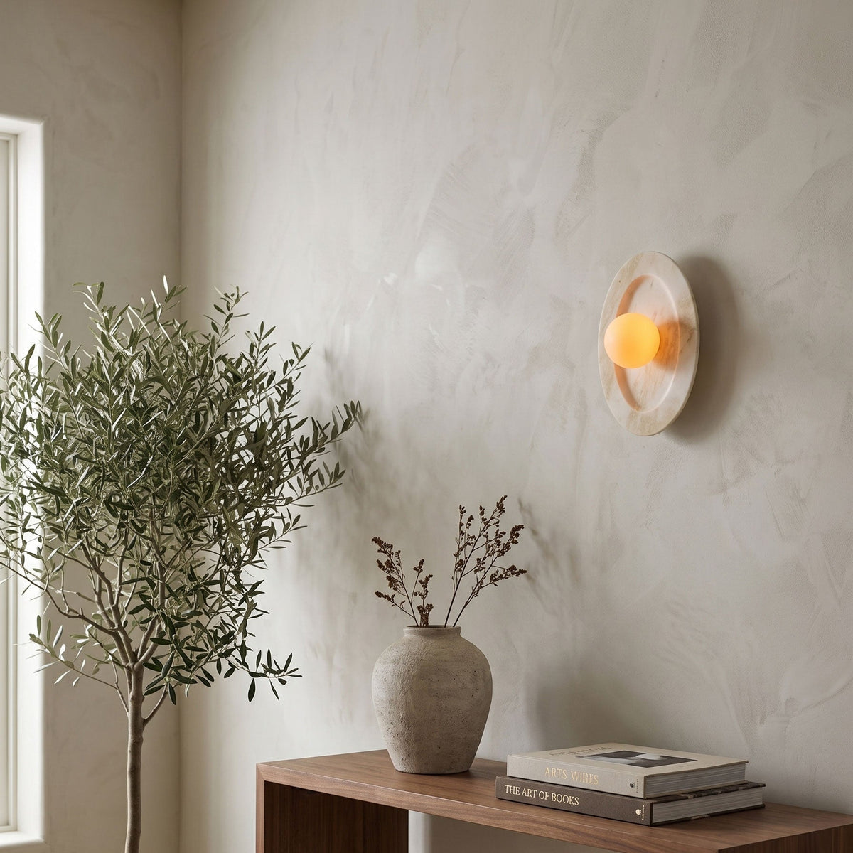 Dalmaro Marble Tray Wall Sconce