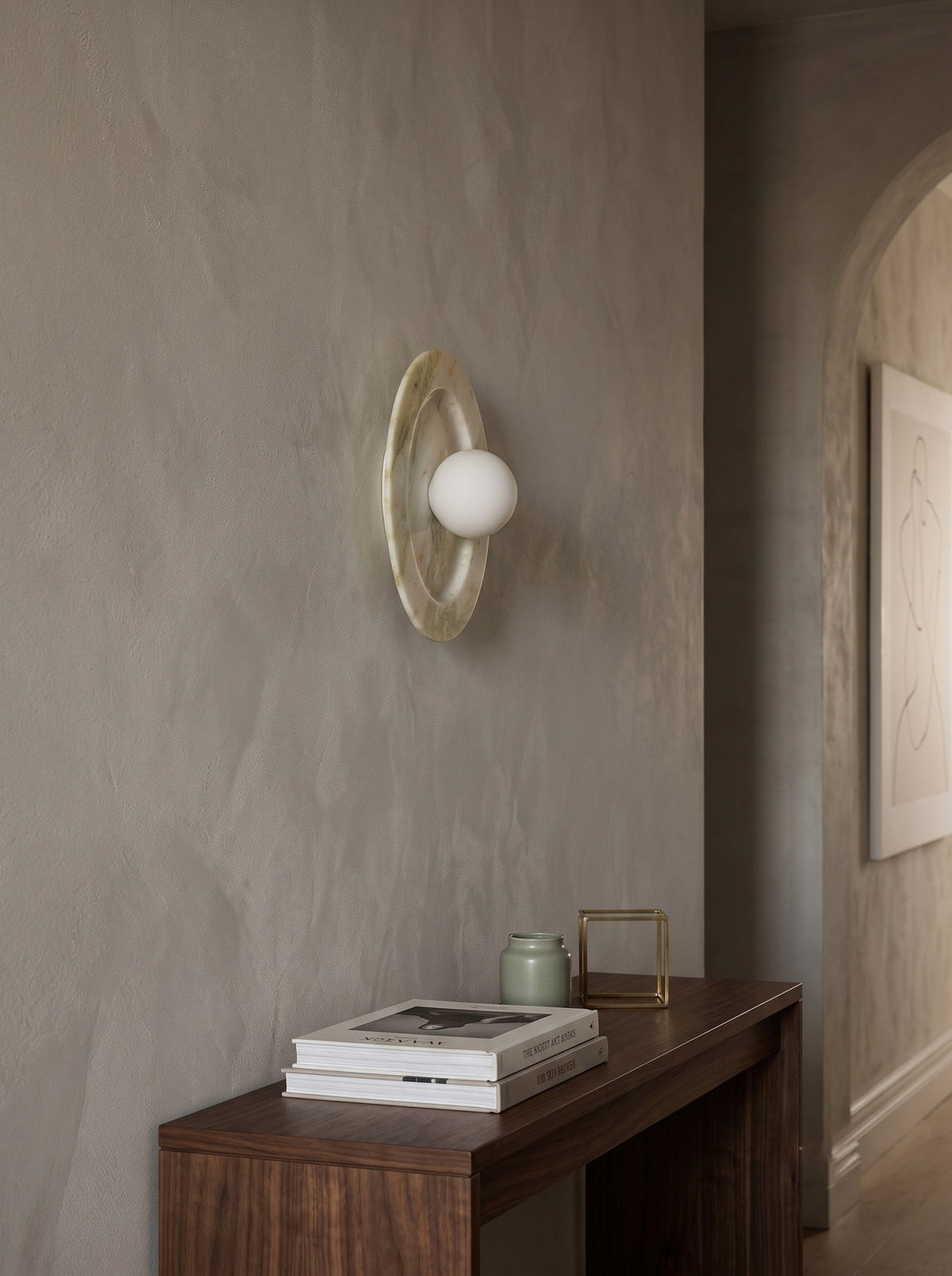 Dalmaro Marble Tray Wall Sconce