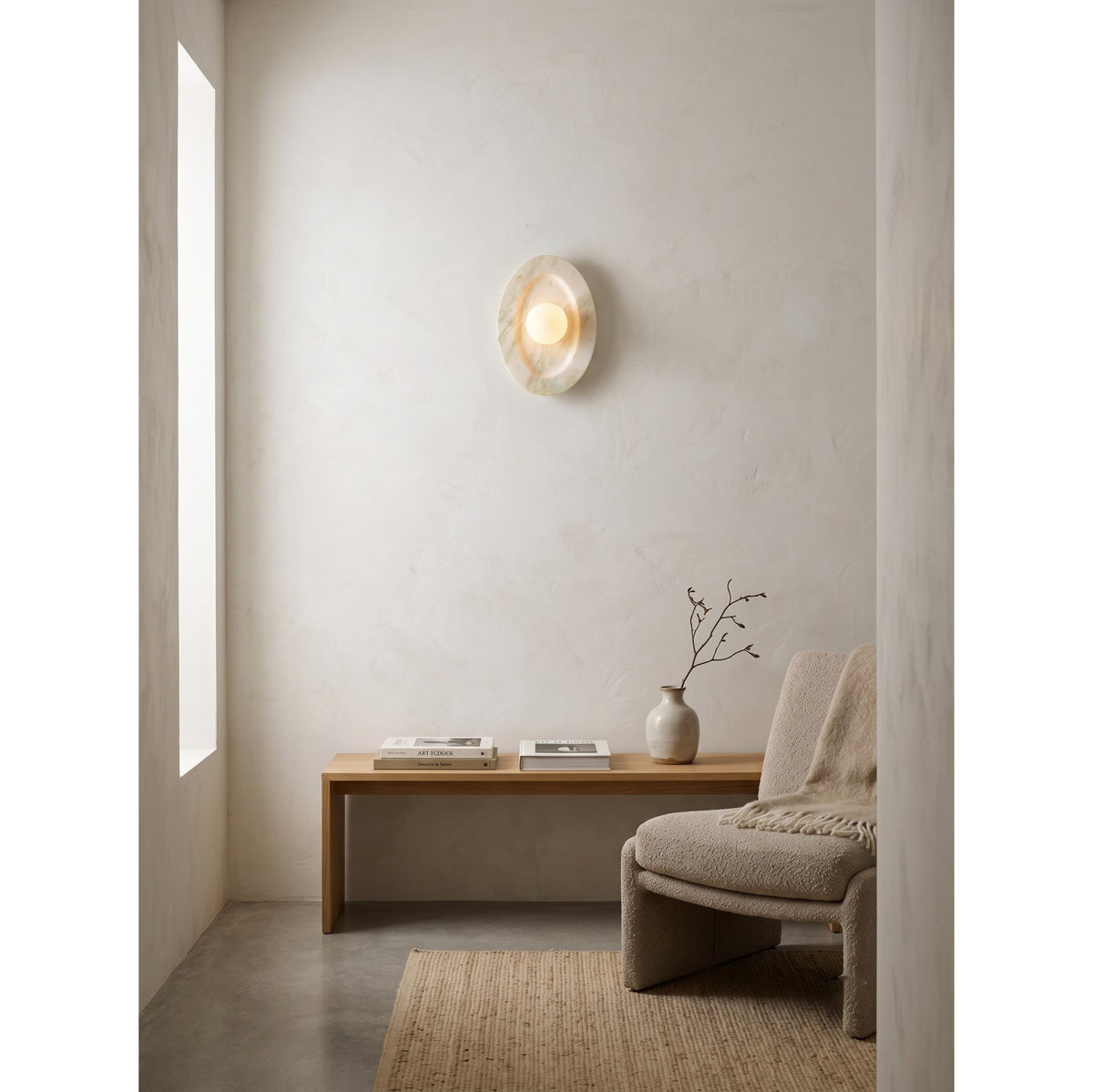 Dalmaro Marble Tray Wall Sconce