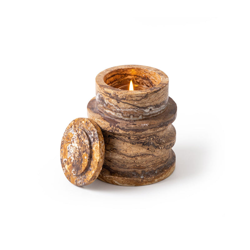 Verbania Marble Candle Holder