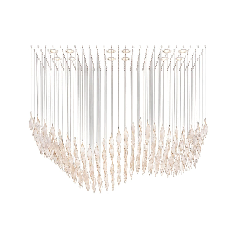 Vela Glass Chandelier