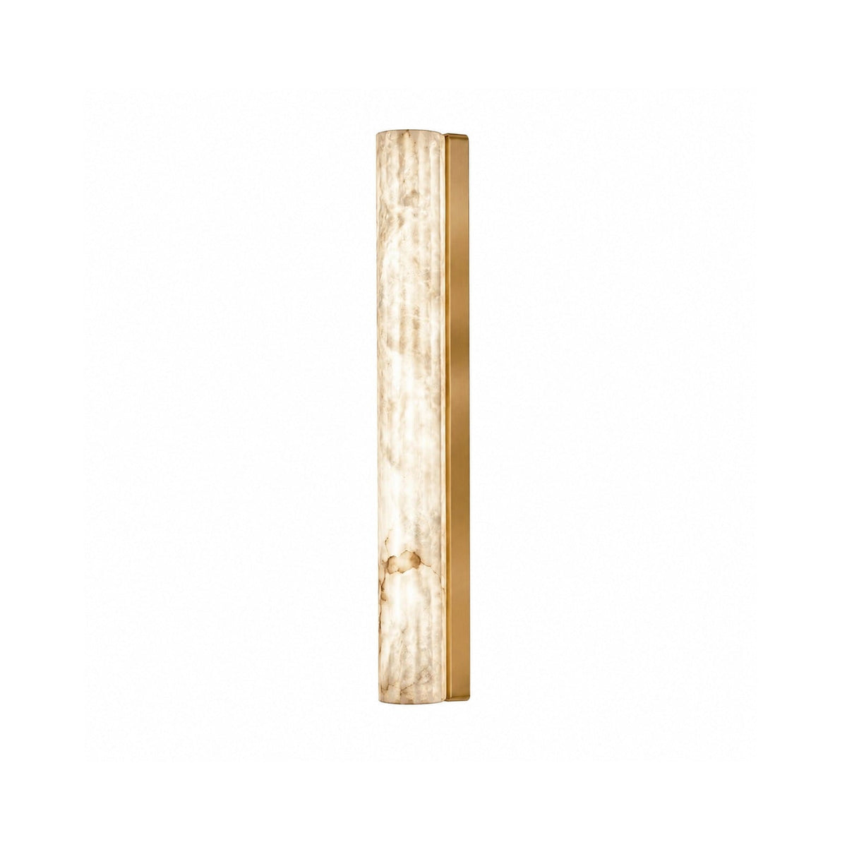 Mercello Alabaster Vertical Roller Wall Sconce