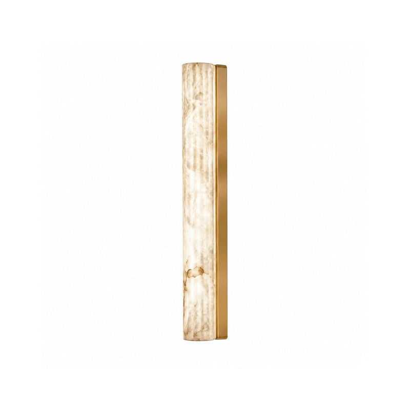 Mercello Alabaster Vertical Roller Wall Sconce