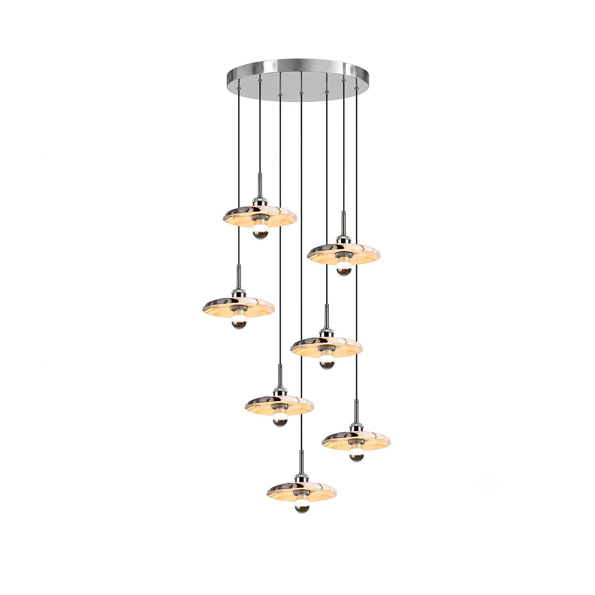 Nemi Cluster Marble Chandelier