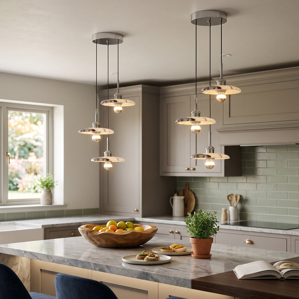 Nemi Cluster Marble Chandelier