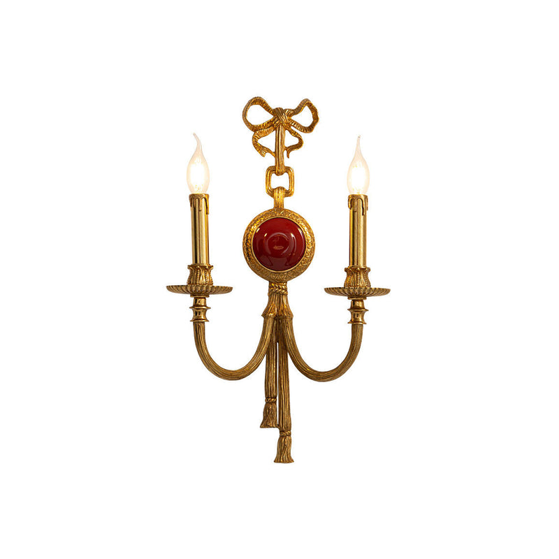 Nicola Bow & Tassel Wall Sconce