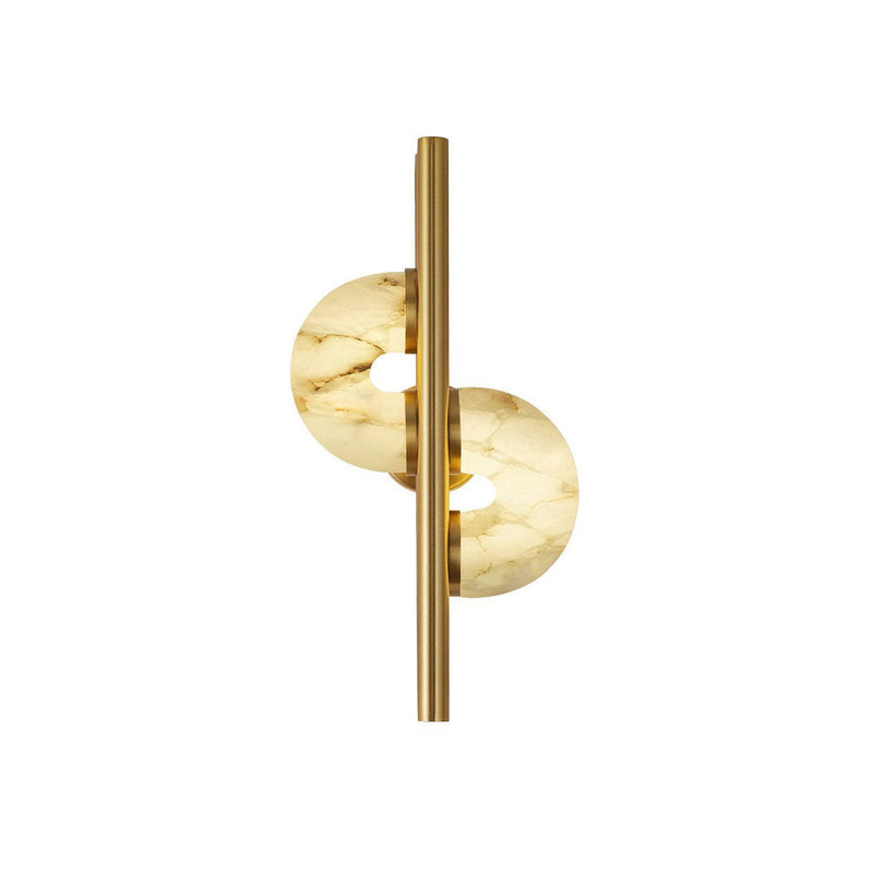 Sibilla Dual Disc Alabaster Wall Sconce