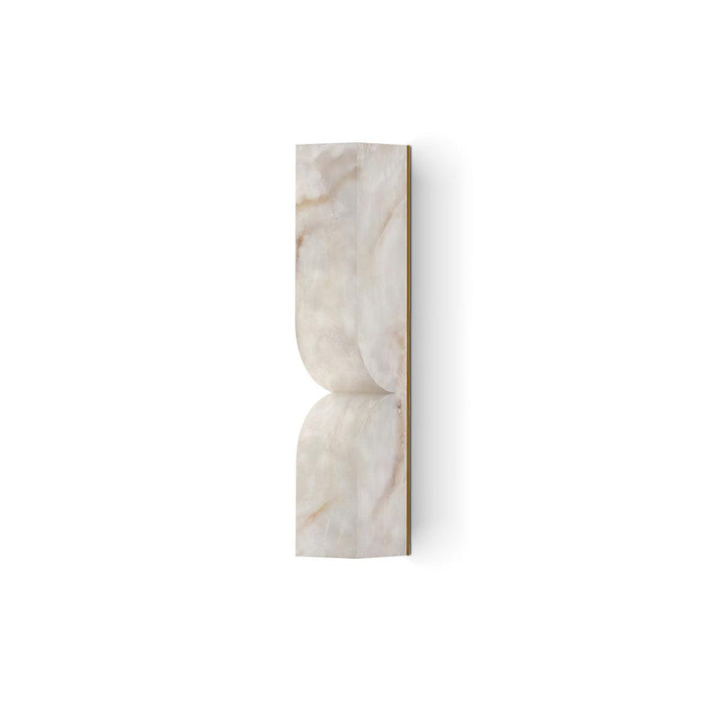 Pampello Alabaster Rectangular Wall Lamp