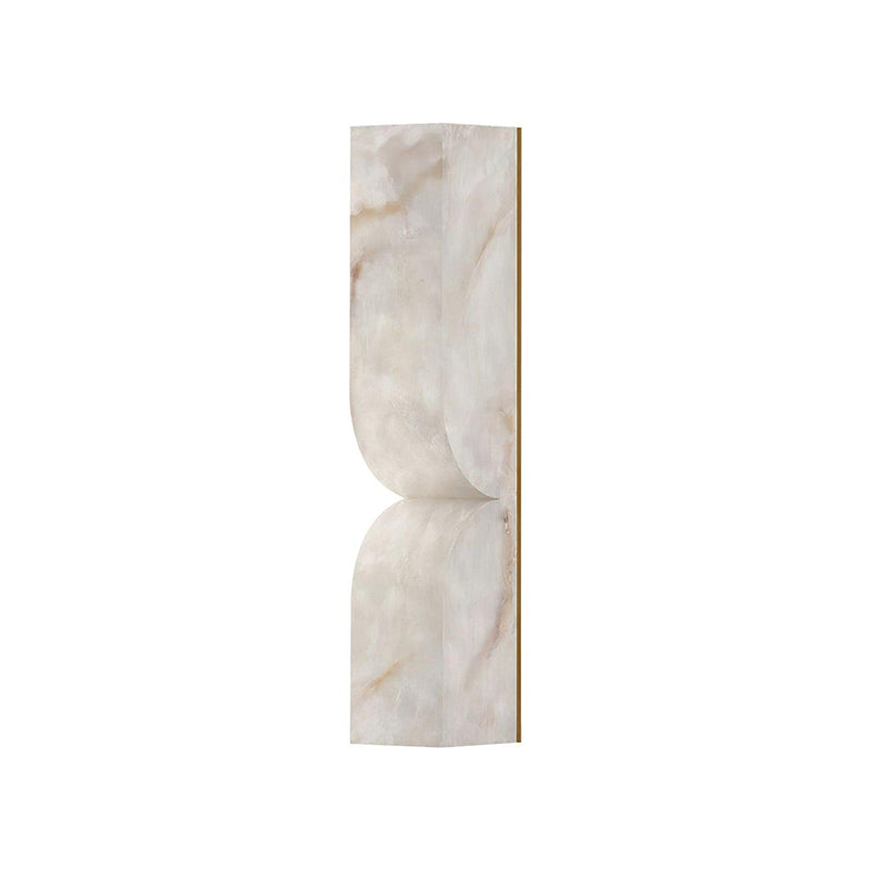 Pampello Alabaster Rectangular Wall Lamp