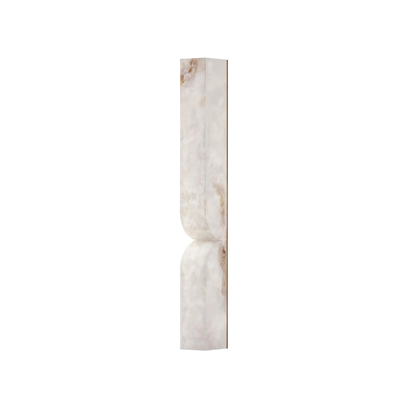 Pampello Alabaster Rectangular Wall Lamp