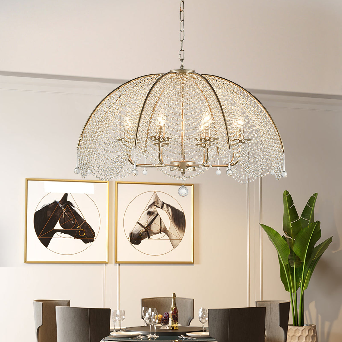 Ravenna Style Beads Chandelier