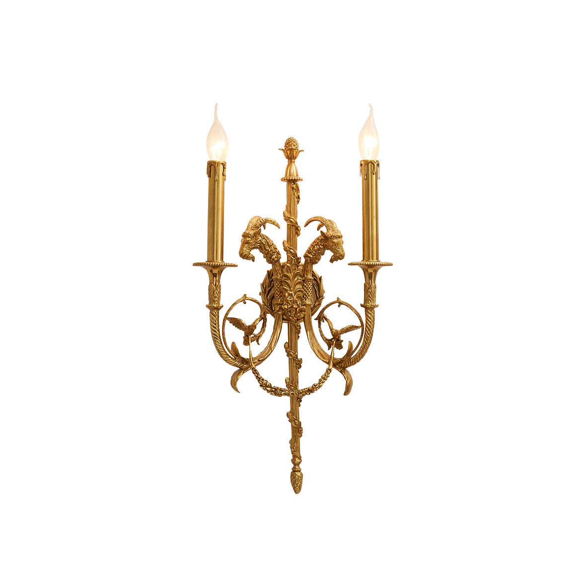 Riparo Brass Wall Lamp
