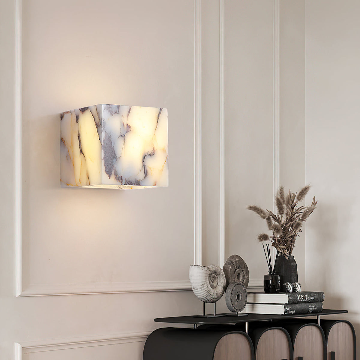 Sagrora Marble Square Wall Lamp