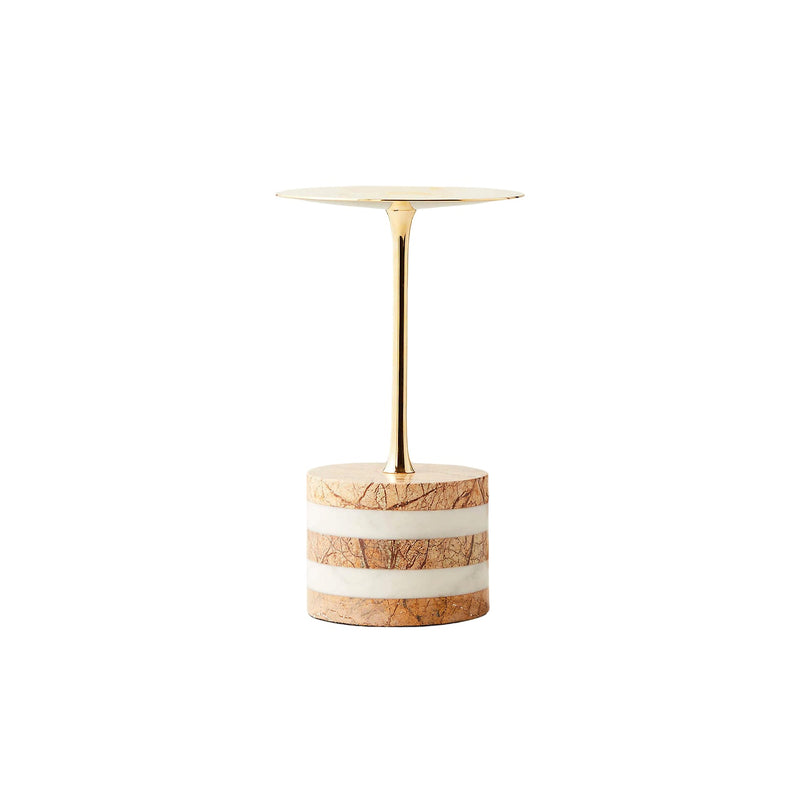 Bardetta Marble Stacked Candle Stand