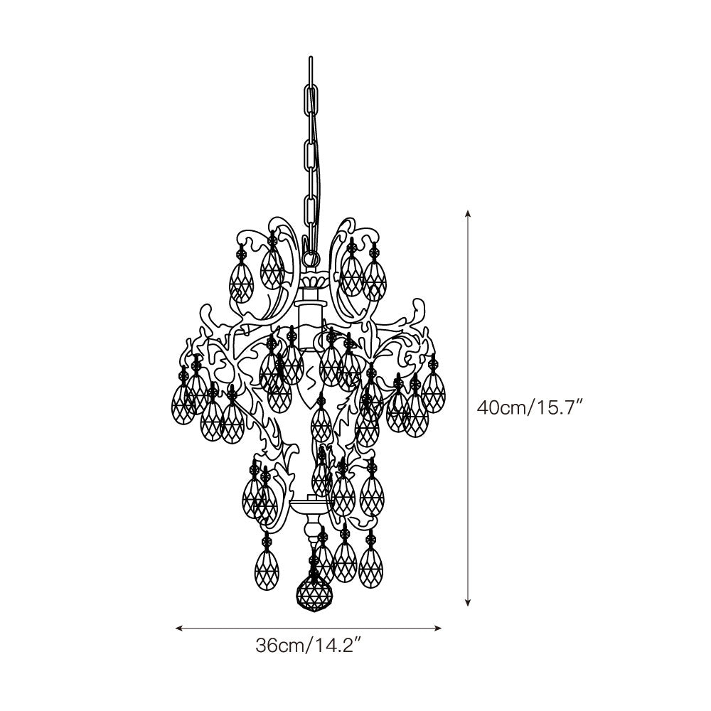 Curvino Tears Chandelier