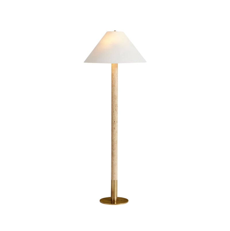 Palmaro Travertine Floor Lamp
