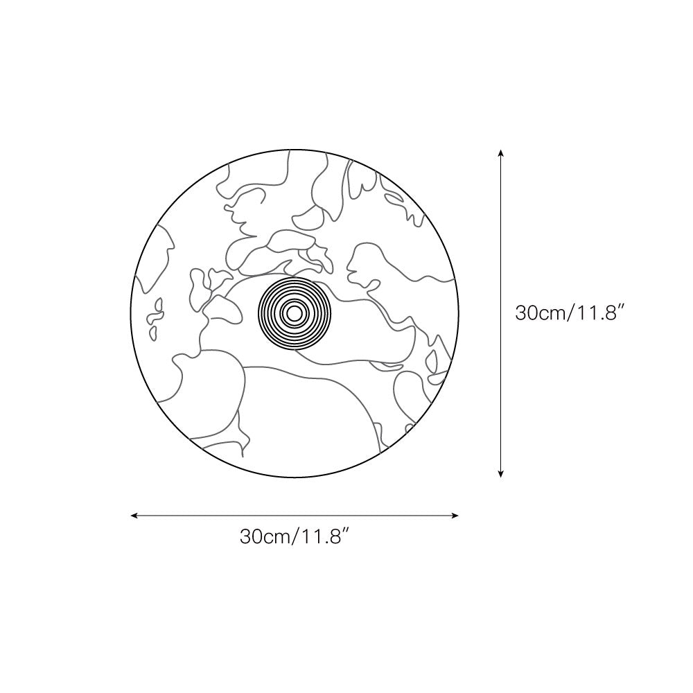 Ugo Marble Round Sconce