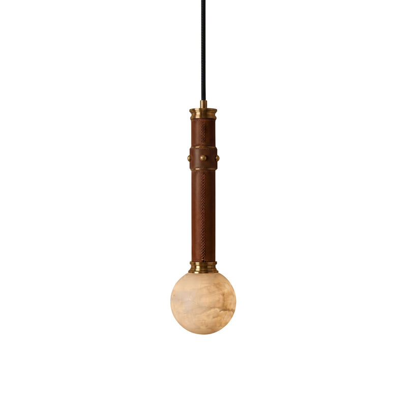 Biella Alabaster Globe Pendant Lamp