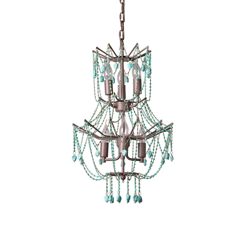 Ebrello Turquoise Chandelier
