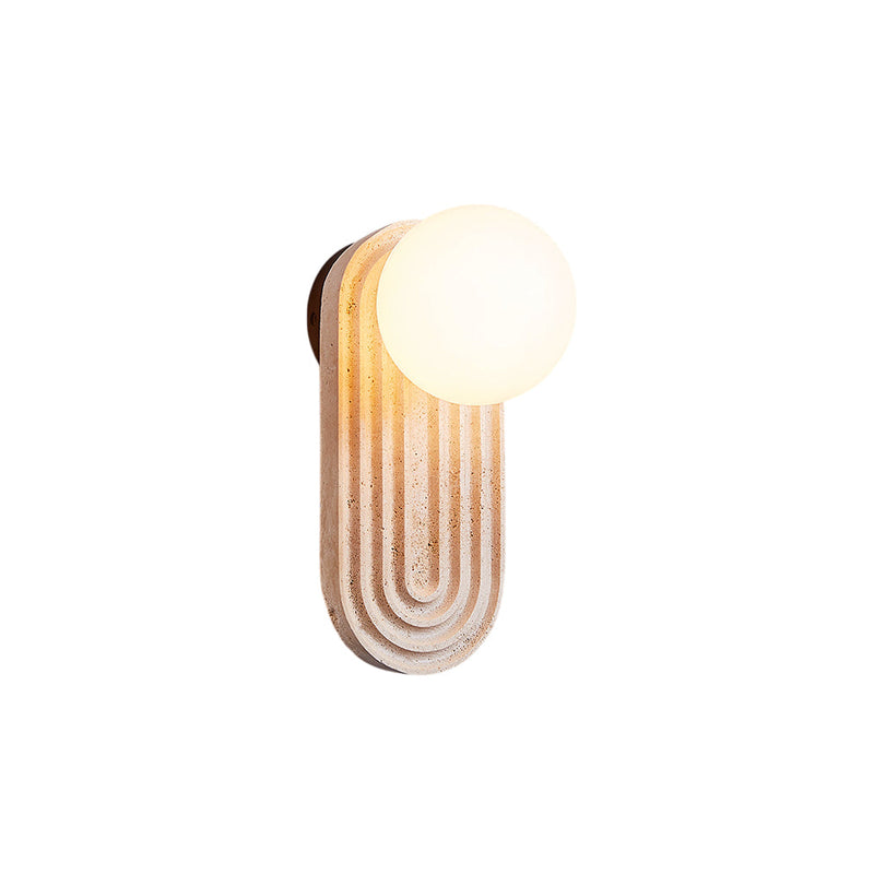 Dalmana Travertine Wall Lamp