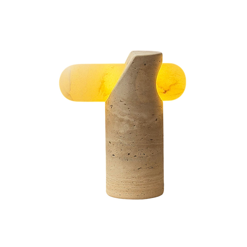 Cipresso Travertine Table Lamp