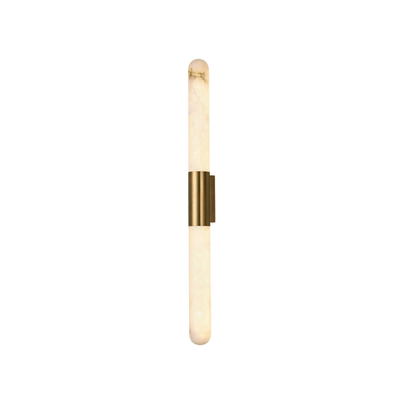 Giorno Alabaster Tube Wall Sconce