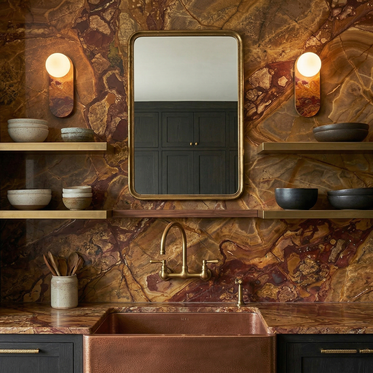 Brunello Marble Wall Lamp