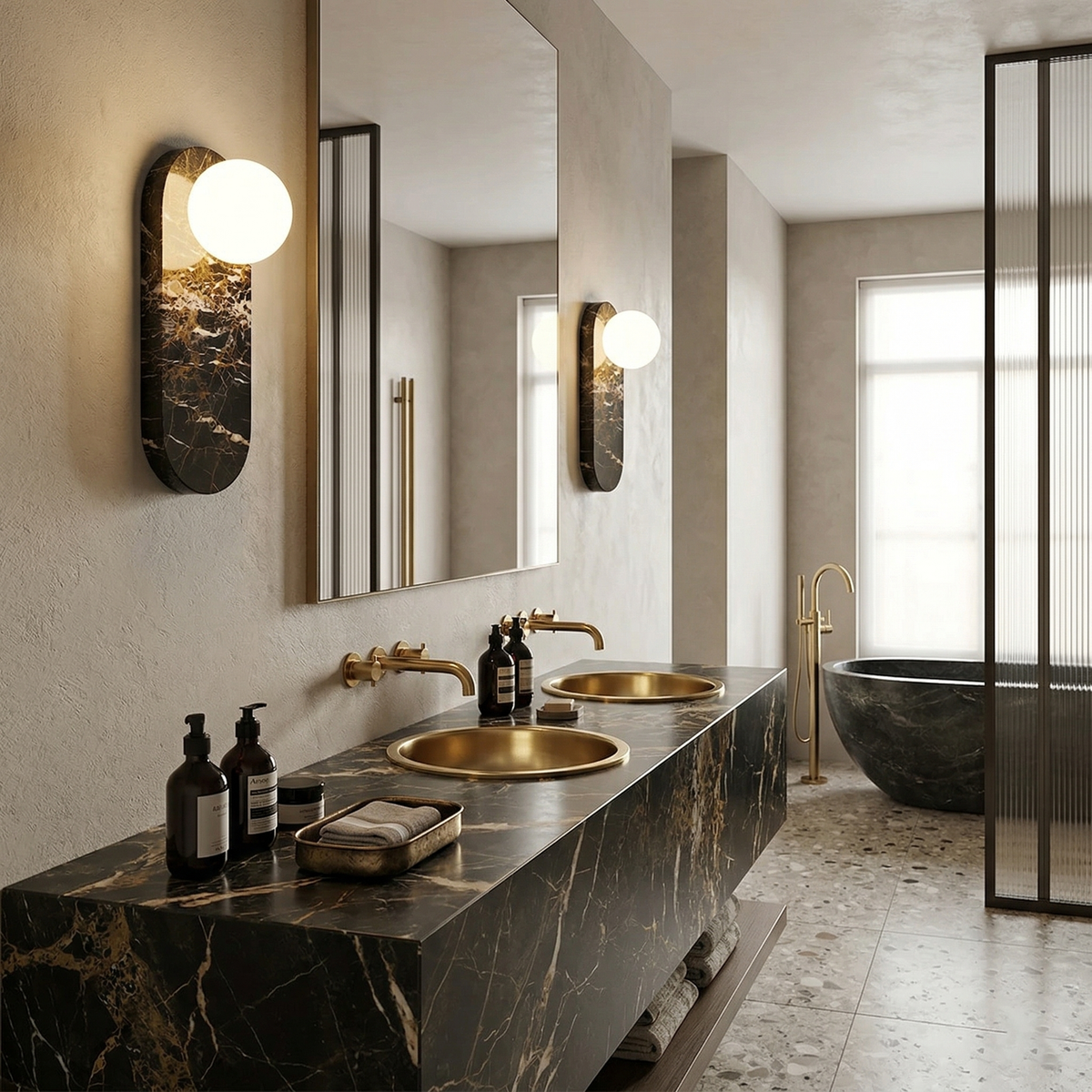 Brunello Marble Wall Lamp