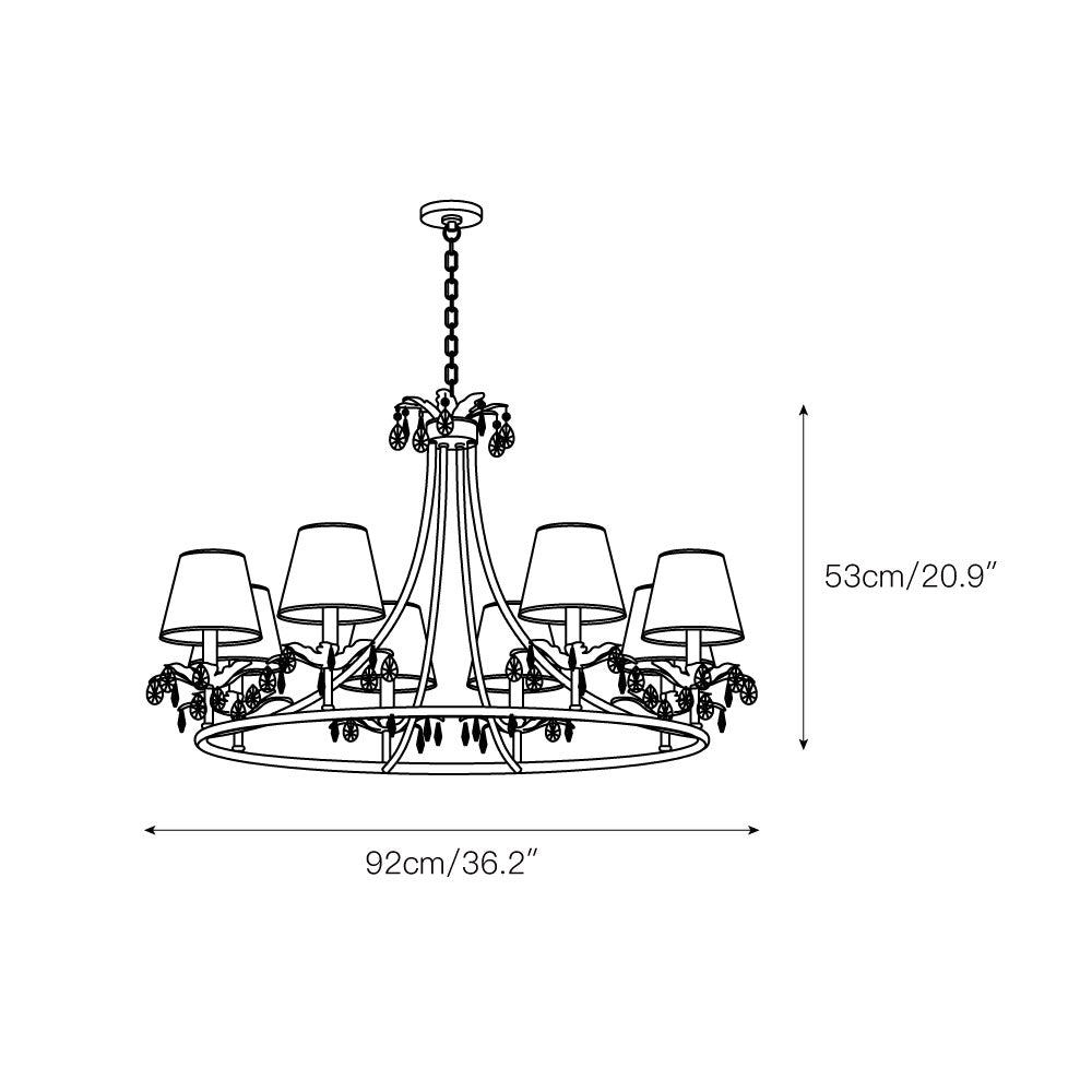 Opale Chandelier