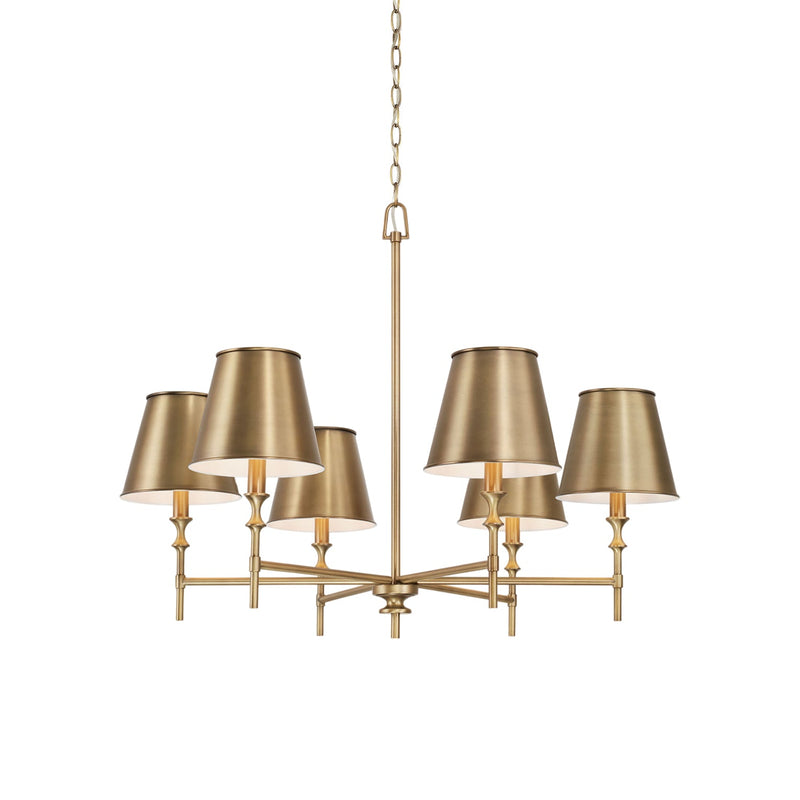 Opale Brass Chandelier