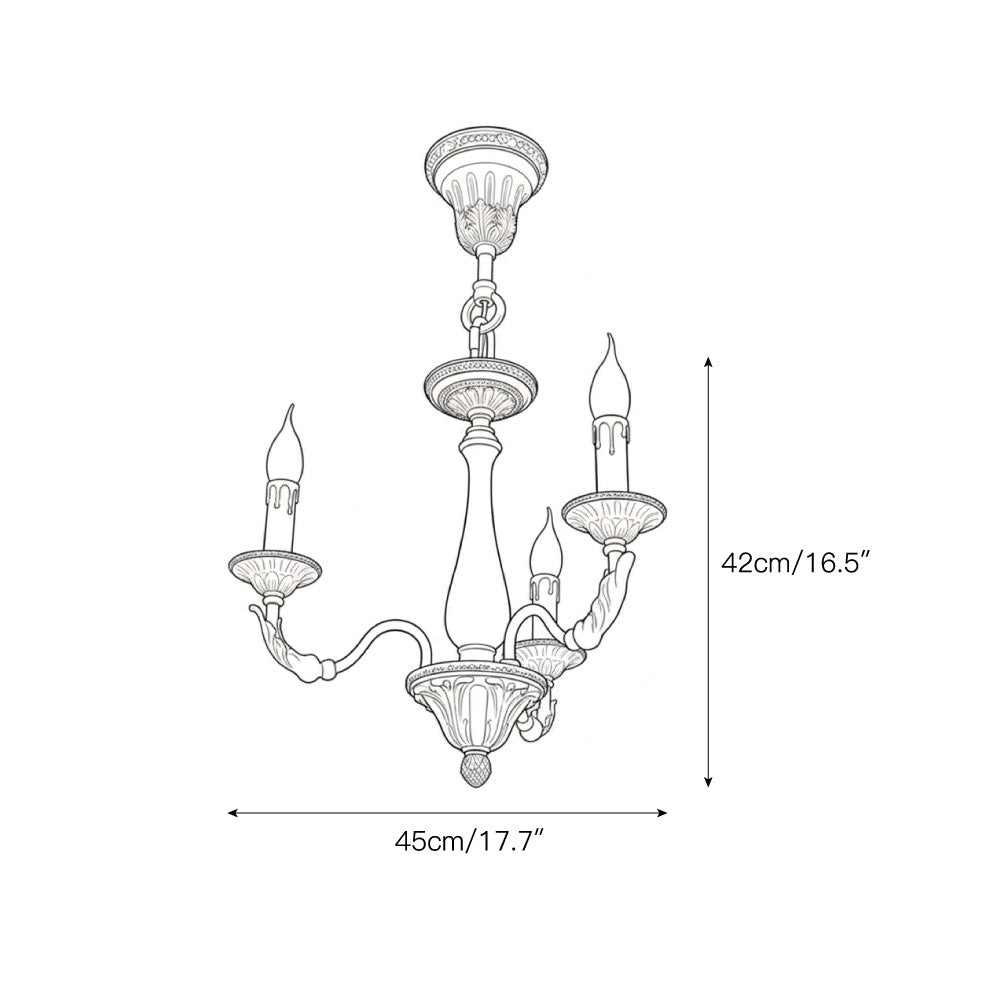 Savena Brass Chandelier