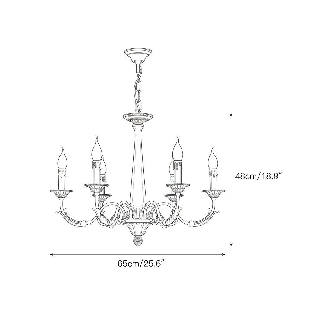 Savena Brass Chandelier