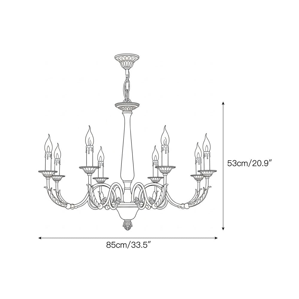 Savena Brass Chandelier